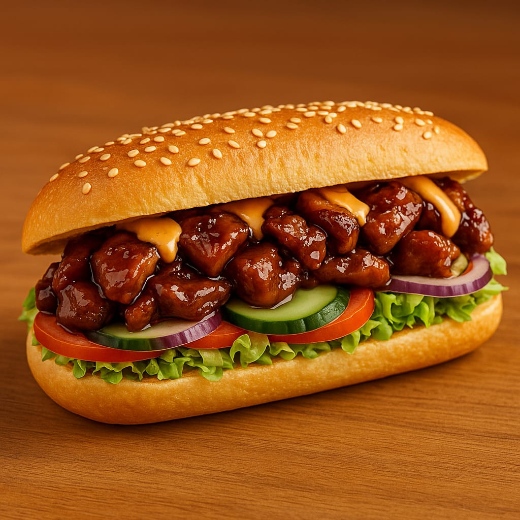 Vegan Teriyaki Sandwich